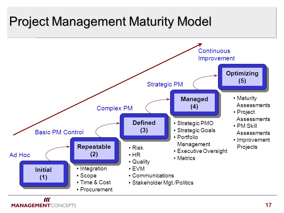 Cmmi maturity model levels